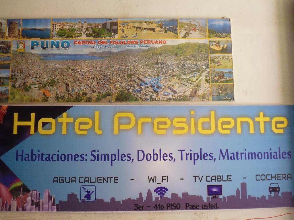 Presidente Inn Puno Eksteriør billede
